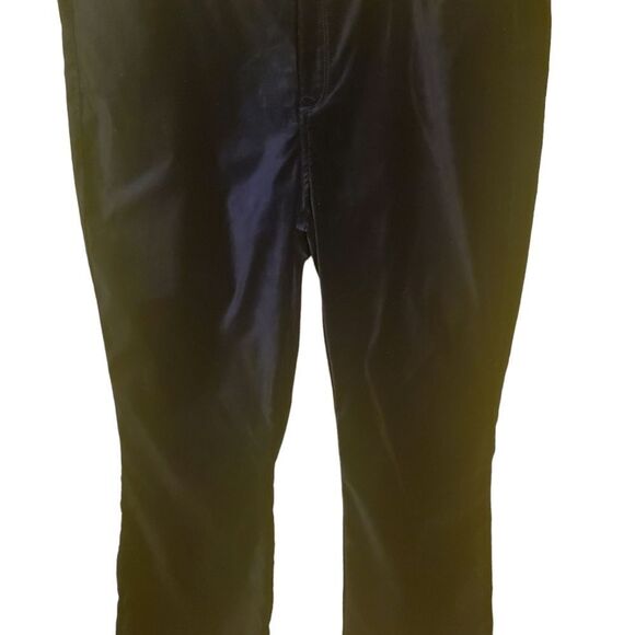 Paige Claudine Black Velvet Pants Size 34 - Picture 5 of 10